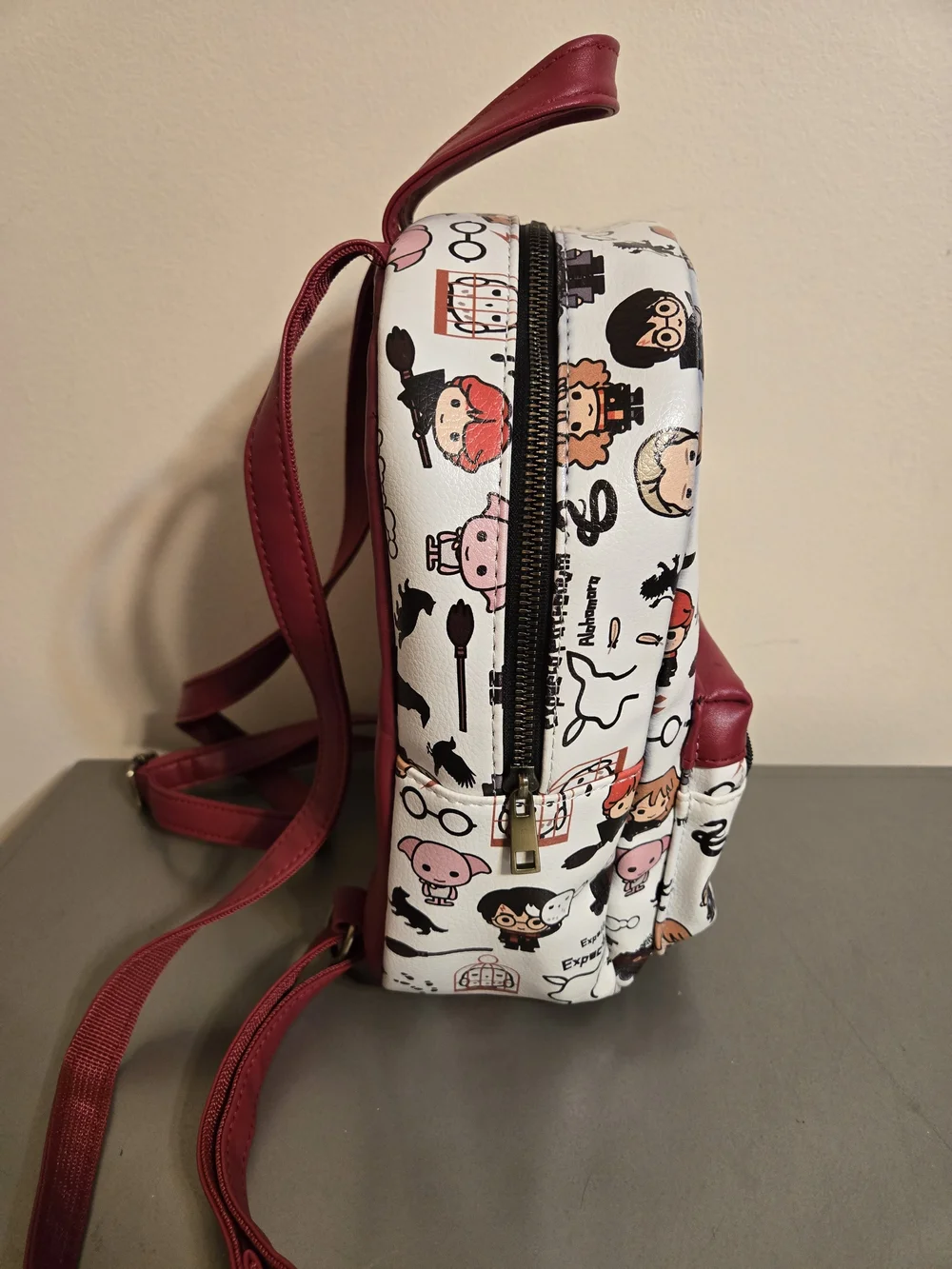 Bioworld Harry Potter Allover Chibi Character Pattern Mini Backpack